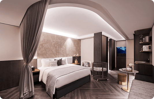 Private suite at a premium confinement center
