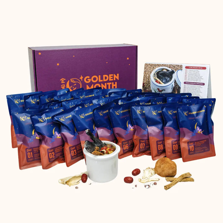 Actual Golden Month 30-day confinement soup kit product photo